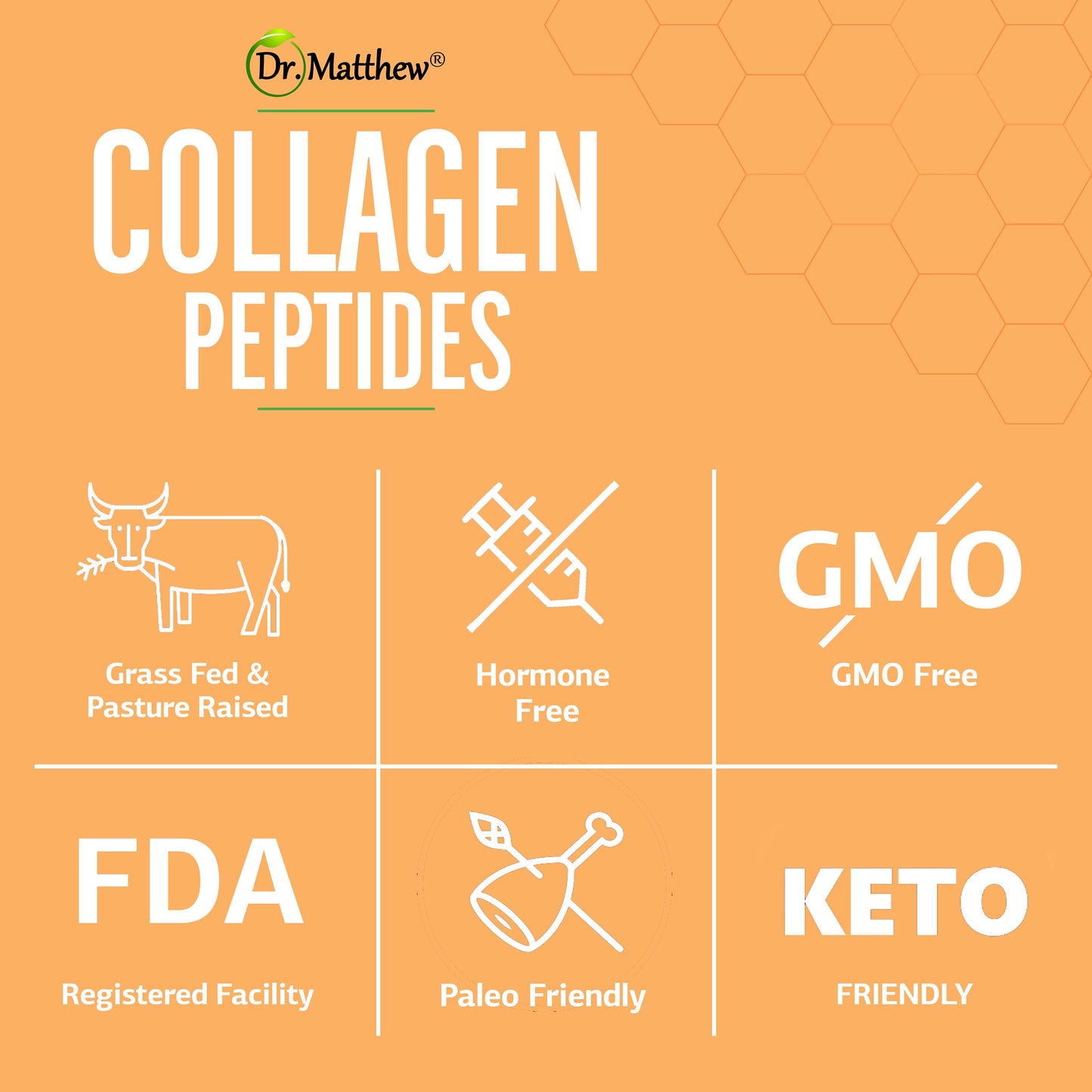 Vanilla Collagen Powder with Hyaluronic Acid, Biotin and Vitamin C