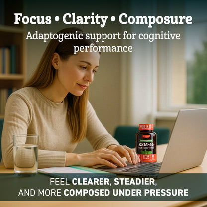 Organic Ashwagandha KSM 66 Capsules