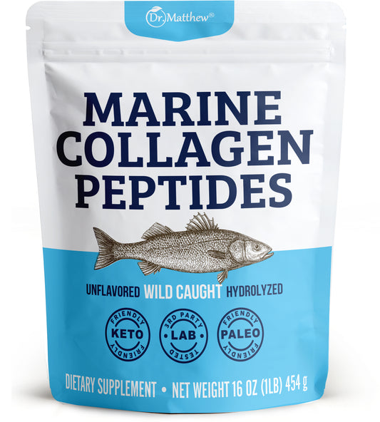 Marine Collagen Powder from Wild Caught Fish for Skin, Hair, Nail, Joint.